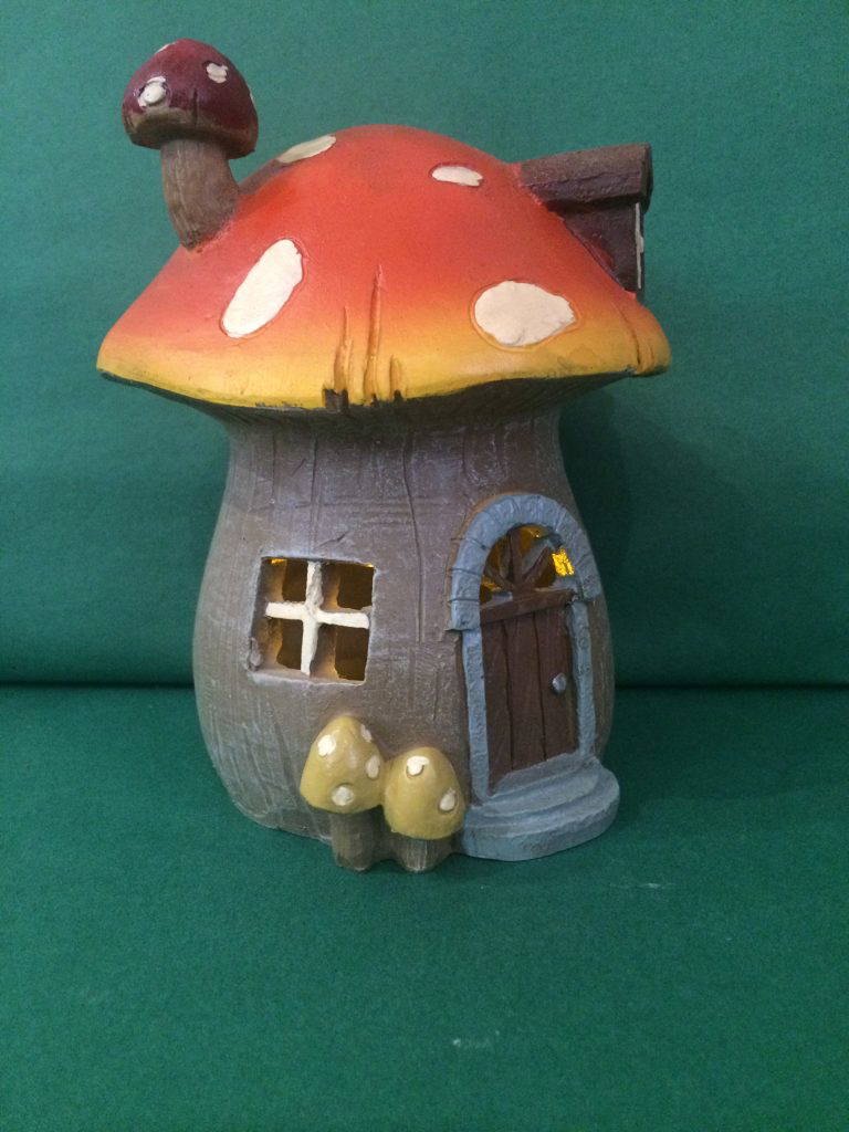 Light Up Mushroom House Tinkerbells Emporium