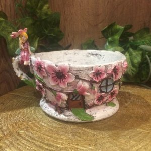 Tea Cup Planter Fairy