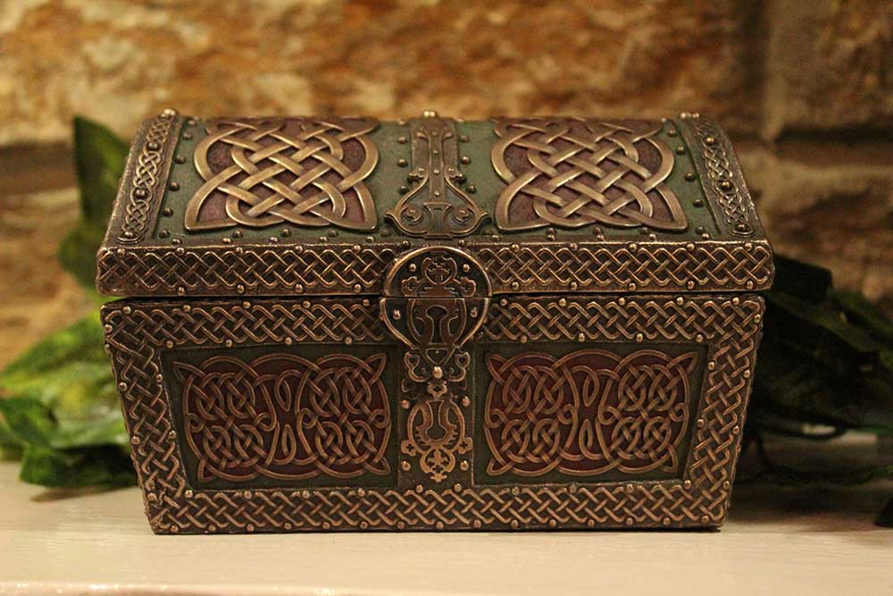 Celtic Treasure Chest Trinket Box Tinkerbells Emporium Celtic Treasure Chest Trinket Box Tinkerbells Emporium