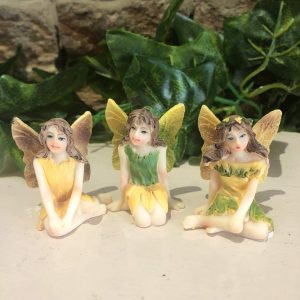 Garden Fairy Glitter Wings - Yellow & Green