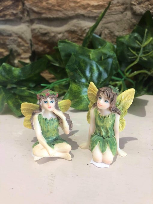 Garden Fairy Glitter Wings - Green