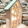 LED Wooden Cut Out Easter House - Image 3