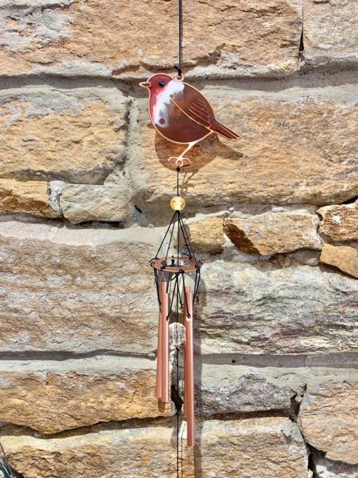 Robin Copper Wind Chime
