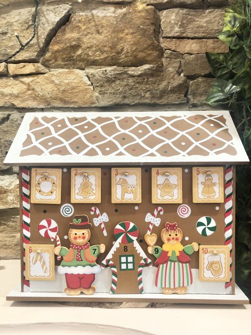Large Gingerbread House Advent Calendar