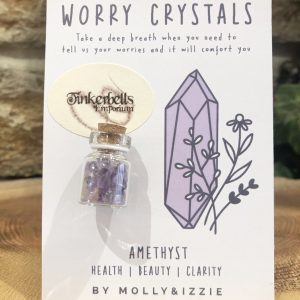 Worry Crystals Mini Chip Bottle - Amethyst