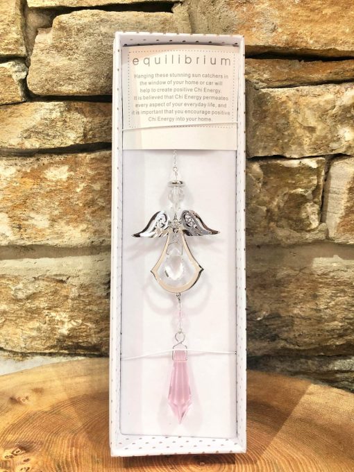 Angel Suncatcher Pink