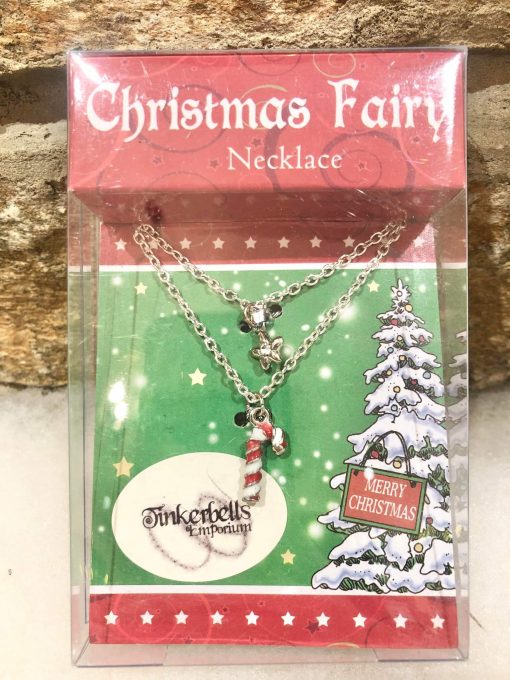 Merry & Bright Candy Cane Stone Long Pendant Necklace | Dillard's