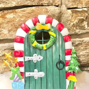 Metal Christmas Fairy Door