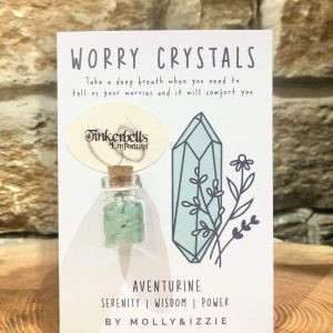 Worry Crystals Mini Chip Bottle - Aventurine