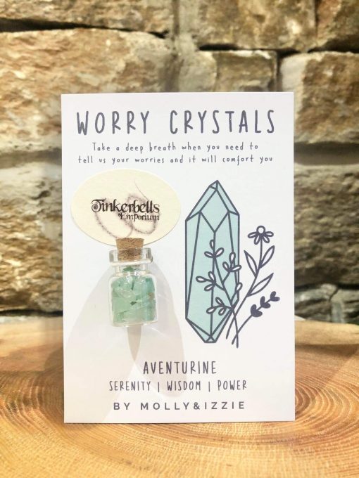 Worry Crystals Mini Chip Bottle - Aventurine