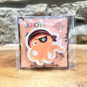 Ahoy Pirate Eraser Octopus