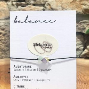 Balance Crystal Bracelet Aventurine Amethyst and Citrine