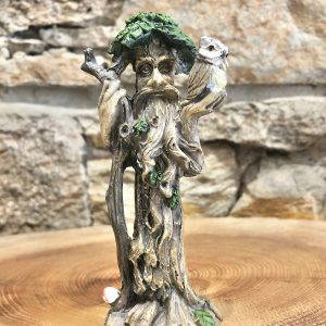 Miniature Tree Ent Ornament - Standing With Owl and Staff