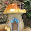 LED Colour Changing Toadstool Fairy House - Image 2