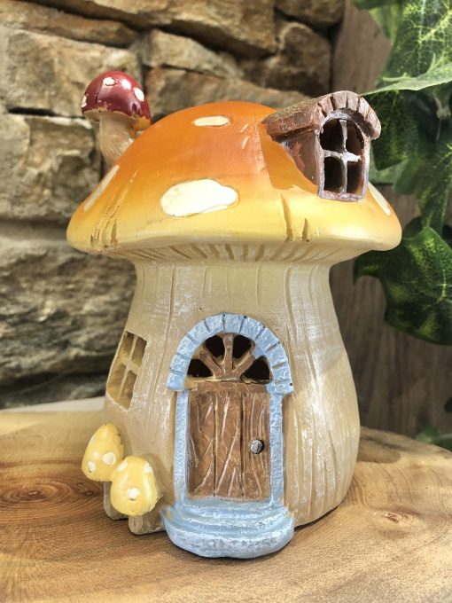 LED Colour Changing Toadstool Fairy House