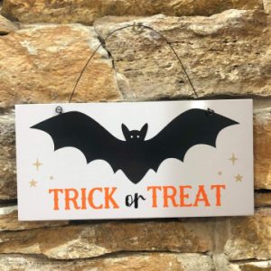 Trick or Treat Wooden Plaque