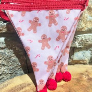 Gingerbread Fabric Bunting 1.5M