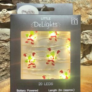 Candy Cane LED Lights 2M