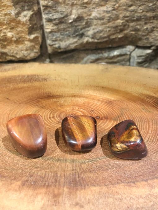 Red Tiger Eye Crystal Tumble Stone 2cm