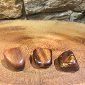 Red Tiger Eye Crystal Tumble Stone 2cm