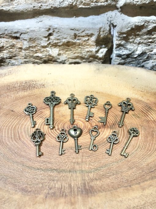 Miniature Brass Fairy Door Key