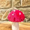 Red Velvet Hanging Mushroom - Image 2