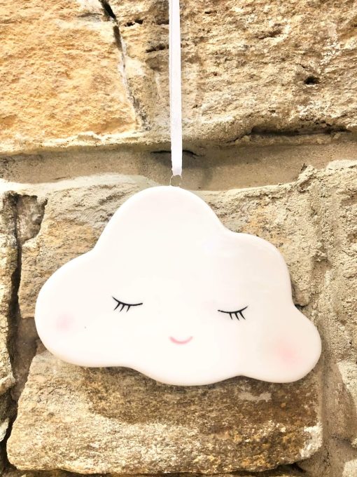 Ceramic Cloud Hanger Sleeping