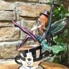 Alice In Wonderland Tea Time Mad Hatter Fairy Figurine - Image 2