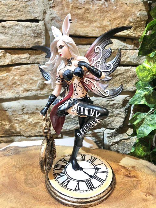 Alice In Wonderland Late For A Date Rabbit Figurine - Image 2