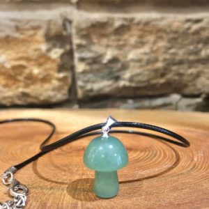 Crystal Mushroom Necklace Aventurine