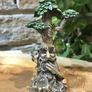 Miniature Tree Ent Ornament - Sitting With Orb