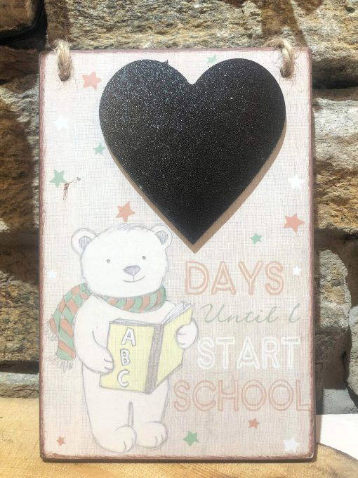 Days Until I Start School Chalk Board Countdown Tinkerbells Emporium