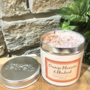 Best Kept Secrets Candle Orange Blossom and Rhubarb