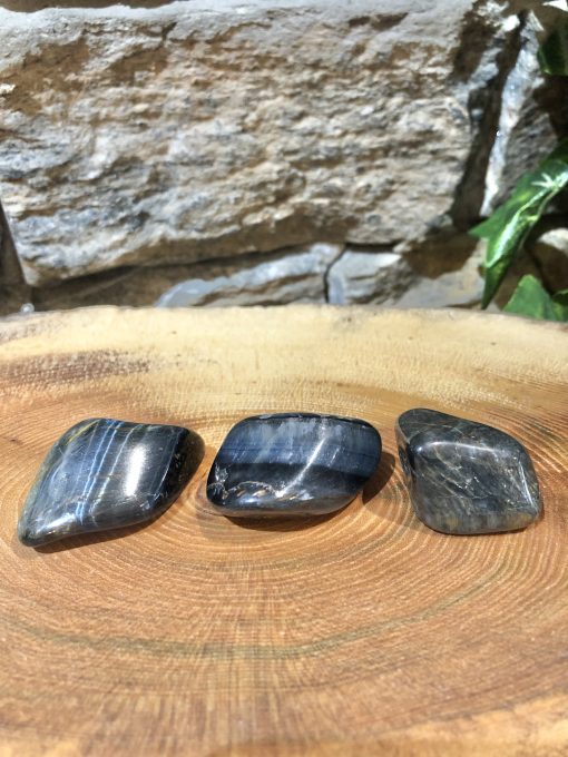 Blue Tiger Eye Crystal Tumble Stone 3cm