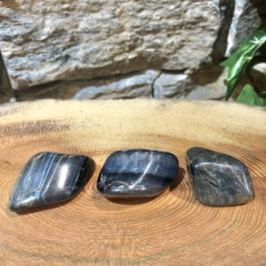 Blue Tiger Eye Crystal Tumble Stone 3cm