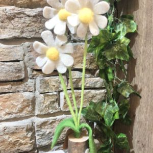 Felted Daisy Flowers
