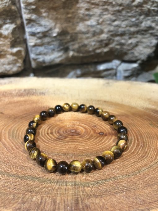 Tiger Eye Crystal Small Bead Bracelet