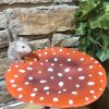Field Mouse Toadstool Bird Bath - Image 2