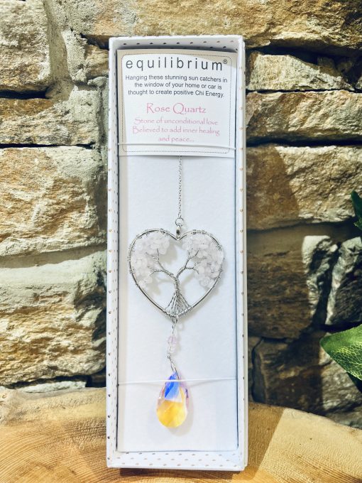Gem Stone Suncatcher Rose Quartz