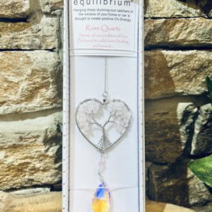 Gem Stone Suncatcher Rose Quartz