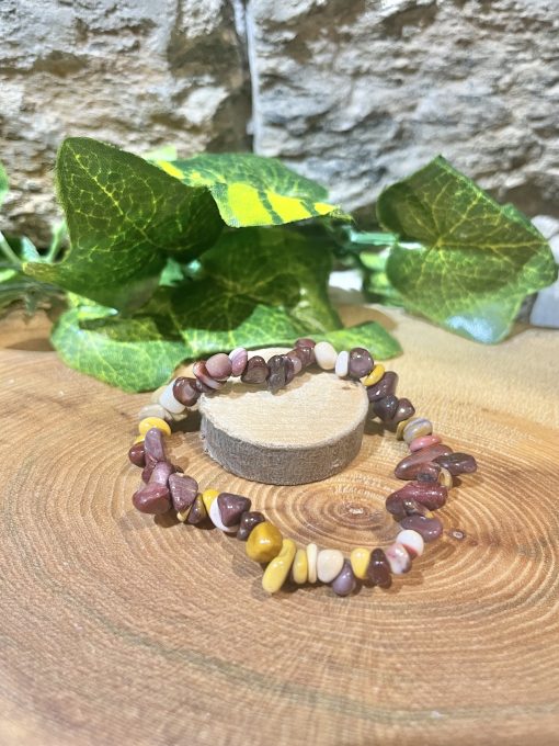 Crystal Chip Bracelet - Mookaite