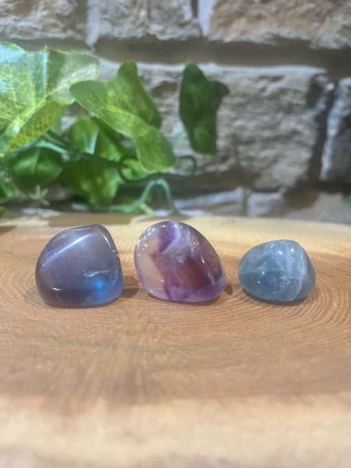 Fluorite Crystal Tumble Stone 2cm