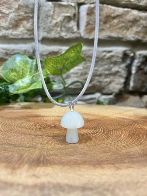 Crystal Mushroom Necklace New Jade