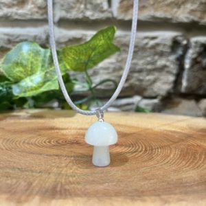 Crystal Mushroom Necklace New Jade