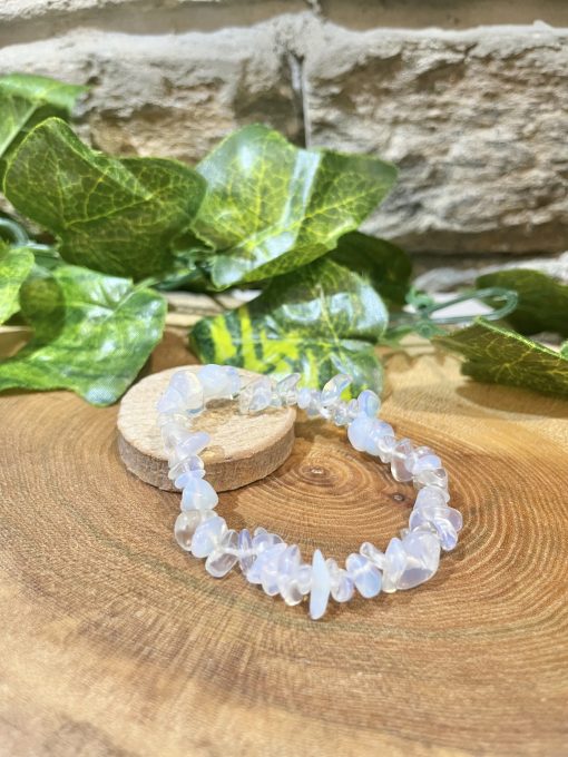 Crystal Chip Bracelet - Opalite