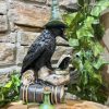Raven on Books Ornament