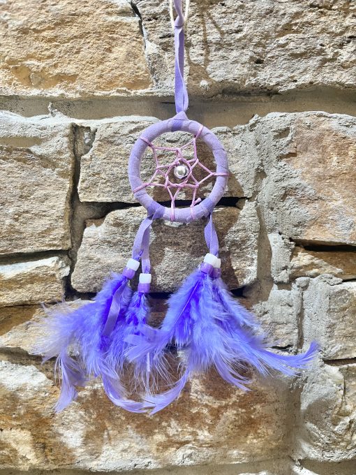 Mini Feather Dreamcatcher Lilac