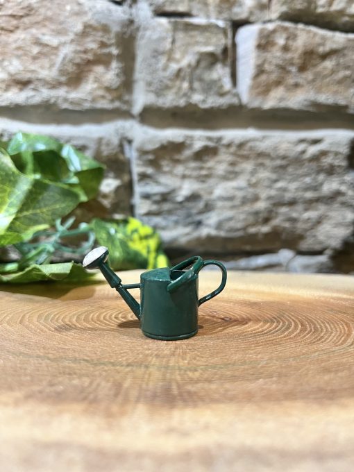 Miniature Watering Can Green