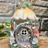 LED Colour Changing Yellow Flower Fairy House