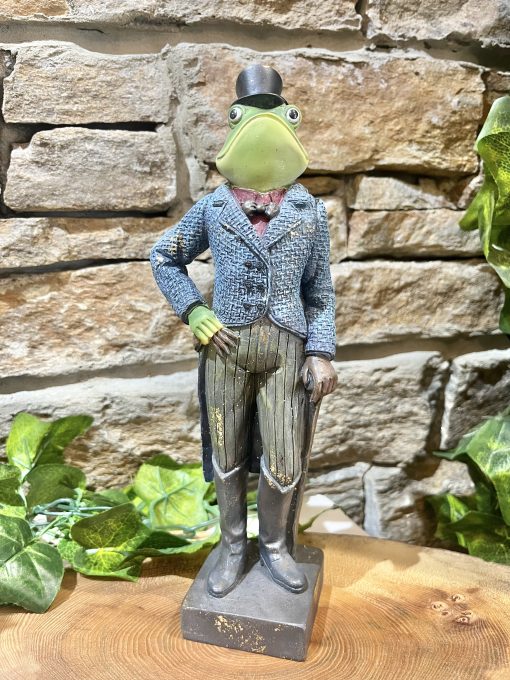 Dapper Animal Figurine Frog